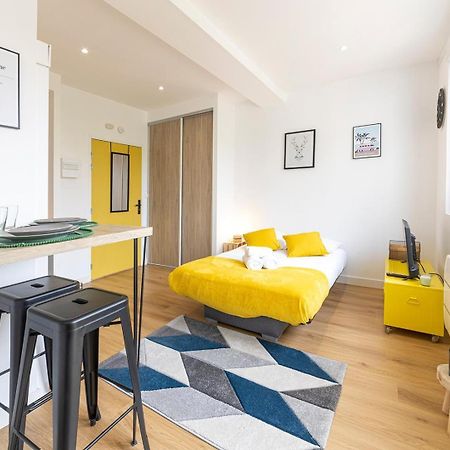 Le Yellow, Studio Renove, Tout Confort, Jardin Apartment Saint-Jacques-de-la-Lande Exterior foto
